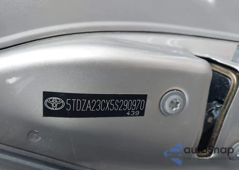 2005 Toyota Sienna Le from USA, damaged, VIN 5TDZA23CX5S290970